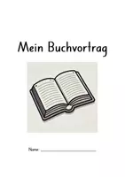 Vorschau - Arbeitsblätter - Mein Buchvortrag - Anleitung zur eigenen Präsentation - Seite 1