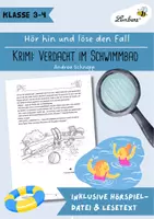 Vorschau - Stundenentwürfe - Zuhörgeschichte: Verdacht im Schwimmbad - Deckblatt
