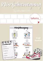Vorschau - Poster - Würfelbewegung: Grundübungen (Sportunterricht) - Deckblatt