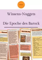 Vorschau - Arbeitsblätter - Wissens-Nuggets: Die Epoche des Barock - Deckblatt
