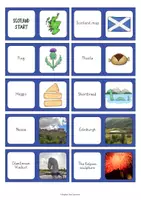Προεπισκόπηση - Flashcards - Scotland Domino-Spiel: 2 φορές διαφοροποιημένο (Αγγλικά) - Σελίδα 3