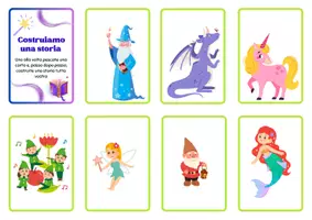 anteprima - Flashcard - Scrittura creativa: flashcards per costruire una storia - Pagina 1