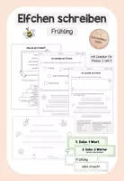 Vorschau - Unterrichtsreihen - Frühling - Elfchen schreiben (2./3. Klasse) - Deckblatt