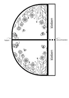 Vorschau - Mal- und Bastelvorlagen - Lesezeichen: Tiere im Frühling, Malvorlagen - Seite 1