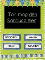 Vorschau - Interaktives Material - Interaktives Spiel zum Üben der vier Fälle - Seite 3