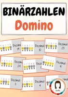 Vorschau - Spiele - Binärzahlen Dezimalzahlen Spiel (Domino) | Informatik - Deckblatt