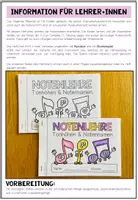 Vorschau - Arbeitsblätter - NOTENNAMEN & TONHÖHEN (Notenlehre) - Arbeitsheft - Seite 1