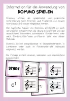 Vorschau - Spiele - NOTENNAMEN & TONHÖHEN (Notenlehre) - Domino - Seite 1
