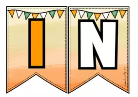 Vorschau - Mal- und Bastelvorlagen - India | Wimpelkette | Landeskunde Indien - Seite 2