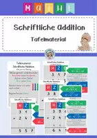 Vorschau - Präsentationen/Tafelbilder - Tafelmaterial Schriftliche Additon - ZR 1000 - Deckblatt