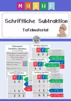 Vorschau - Arbeitsblätter - Materialpaket Schriftliche Addition und Subtraktion - ZR 1000 - Seite 1