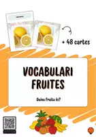 Vista previa - Unidades / Secuencias / Situaciones de Aprendizaje - Cartes d'agrupació amb vocabulari de fruites en català - Portada