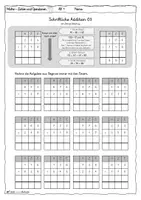 Vorschau - Arbeitsblätter - Schriftl. Addition mit Zehner-Übertrag-Übungsblätter-ZR1000 - Seite 3