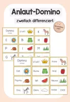 Vorschau - Spiele - Anlaut - Domino (zweifach differenziert) - Deckblatt