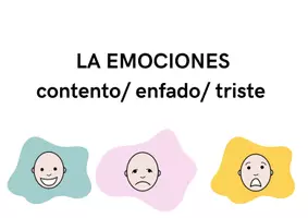 Vista previa - Refuerzo / NEE / Materiales de apoyo - Las emociones (contento, triste y enfadado) - Portada