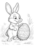 Vorschau - Arbeitsblätter - Kunst Ostern Osterhase Ausmalbilder Kunstidee zum Ausmalen - Seite 3