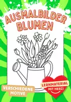 Vorschau - Arbeitsblätter - Ausmalbilder Blumenstrauss - Deckblatt