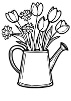 Vorschau - Arbeitsblätter - Ausmalbilder Blumenstrauss - Seite 3