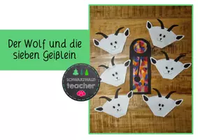 Vorschau - Mal- und Bastelvorlagen - Bastelvorlage / Fensterdeko MÄRCHEN - Seite 1