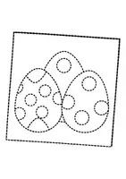 Vorschau - Mal- und Bastelvorlagen - Prickelbilder / Fensterbilder Thema Ostereier - Grundschule - Bastelvorlagen - Seite 3