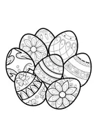 Vorschau - Mal- und Bastelvorlagen - Mandalas Thema Ostereier - Grundschule - Bastelvorlagen - Seite 2