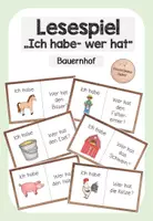Vorschau - Spiele - Bauernhof - Lesespiel "Ich habe - wer hat" - Deckblatt