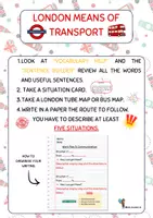 Vista previa - Hojas de trabajo - London means of transport MEDIATION ACTIVITY - página 2