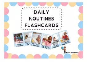 Vista previa - Hojas de trabajo - DAILY ROUTINES ACTIVITY PACK - página 1
