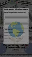 Vorschau - Arbeitsblätter - Klimakonferenz (Podiumsdiskussion) - Deckblatt