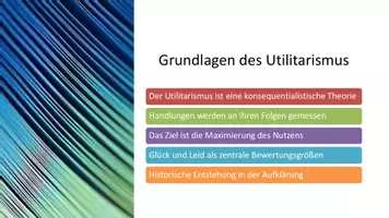 Vorschau - Präsentationen/Tafelbilder - Utilitarismus - Präsentation SEK II - Seite 2