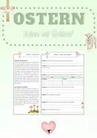 Vorschau - Arbeitsblätter - Ostern - Wann ist Ostern? - Deckblatt