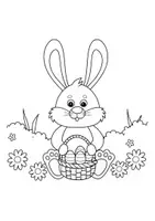 Vorschau - Mal- und Bastelvorlagen - Ausmalbilder Thema Osterhasen - Grundschule - Bastelvorlagen - Seite 2