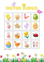 Vorschau - Spiele - Oster und Frühlings Bingo - Seite 1