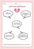 Vorschau - Arbeitsblätter - Liebe und Vertrauen - Arbeitsblätter + Lösungen - Seite 1