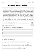Vorschau - Unterrichtsreihen - Winter - Lesetexte mit Fragen (inkl. Lösung) für Klasse 2 bis 4 - Seite 3