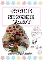 Vista previa - Manualidades / Dibujos para colorear - SPRING 3D SCENE CRAFT (SPRING EQUINOX MARCH 20TH) - Portada