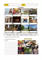 Vorschau - Arbeitsblätter - Materialpaket: El barrio, los adjetivos y las preposiciones - Seite 1