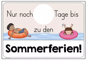 Vorschau - Anderer Materialtyp - Sommerferien Countdown für deine Klasse - Seite 2