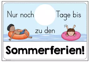Vorschau - Anderer Materialtyp - Sommerferien Countdown für deine Klasse - Seite 3