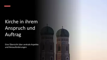 Vorschau - Präsentationen/Tafelbilder - Unterrichtseinstieg: Die Kirche als Heilsvermittlerin - Deckblatt