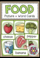 Vorschau - Bildkarten - Food - Picture + Word Cards - Deckblatt