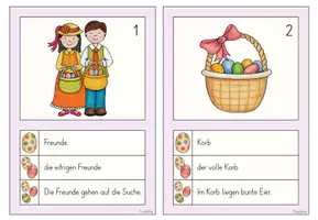 Vorschau - Arbeitsblätter - Schleichdiktat - Ostern (1.-2.Klasse) - Seite 1