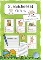 Vorschau - Arbeitsblätter - Schleichdiktat - Ostern (1.-2.Klasse) - Deckblatt