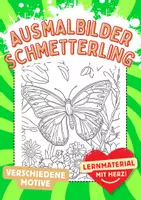 Vorschau - Arbeitsblätter - Marder Schmetterling Otter Schaf Schwein Frühling Kunst - Deckblatt