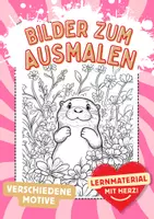 Vorschau - Arbeitsblätter - Otter Frühling Kunst Garten Ausmalbilder ausmalen Malbuch - Deckblatt