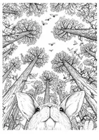Vorschau - Arbeitsblätter - Hase Ausmalbilder Perspektive Kunst Kunstidee zum Ausmalen - Seite 2