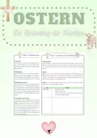 Vorschau - Arbeitsblätter - Ostern - Die Bedeutung der Feiertage - Deckblatt