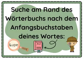 Vorschau - Poster - Im Wörterbuch nachschlagen - Merkposter - Seite 3
