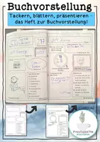 Vorschau - Arbeitsblätter - Buchvorstellung als Heft - differenzierte Arbeitsblätter - Seite 1