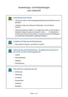 Vorschau - Merkblätter - Hospitation: Unterrichtsanalyse, Auswertungs- und Analysebogen - Seite 1
